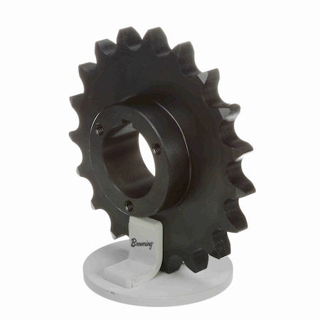 Browning Steel Bushed Bore Roller Chain Sprocket, H80P19 H80P19